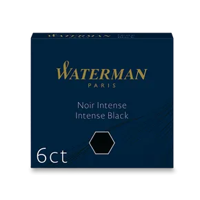 Atramentové bombičky Waterman krátke čierne